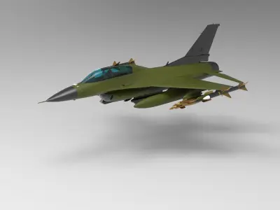 F16 Viper 3D model