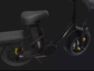Urban Bicycle 3D Model Game Ready 3D model