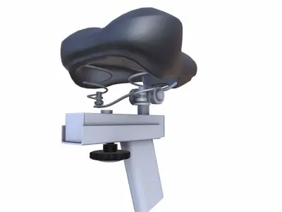 Bicycle Seat Low-poly 3D model 6