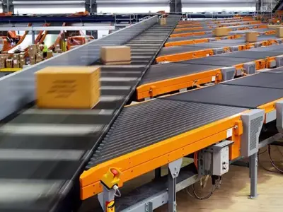 Cross Belt Sorter Conveyors 3D model