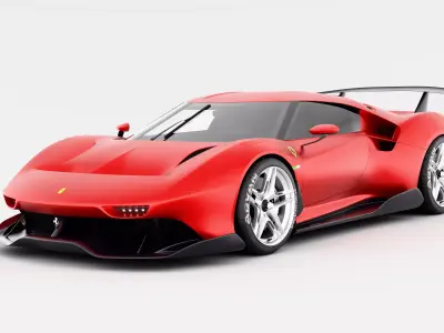 Ferrari P80C 2019 3D model