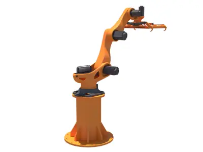 brazo robotico 3D model