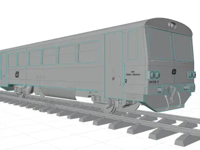 Ceske drahy - CD train 810 3D model