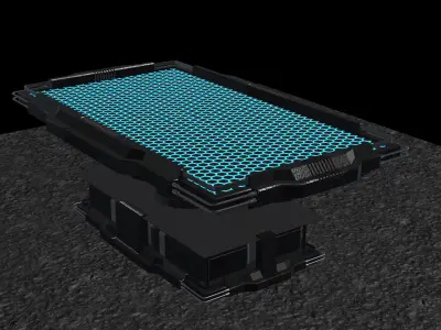 Sci-Fi Table 3D model purchase