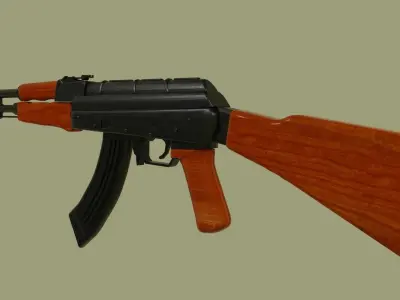 AK-47 Rifle  gun 3D model