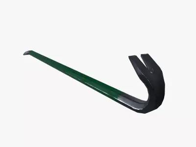 Industrial crowbar 3D model