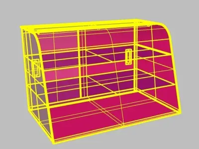 glass case 3D model
