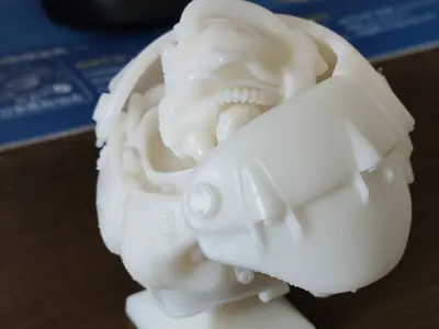 Fallout X-01 power armor-Fanart Bust Free 3D print model