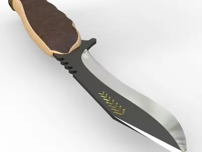 Knife hunting 3D print model