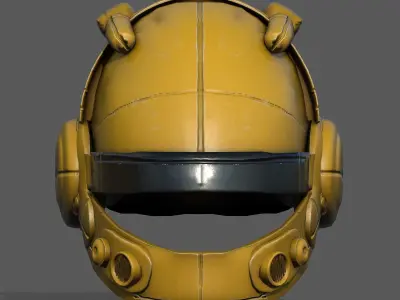 Helmet military combat soldier armor  Low-poly 3D model order