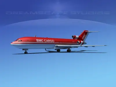 Boeing 727-200 BMC Cargo  3D model