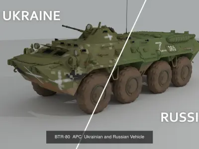 Soviet APCs and IFVs 3D Model Pack