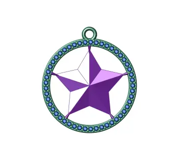 start pendant Free 3D model