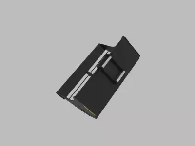 Engcon Riffle Bucket Low-poly 3D model