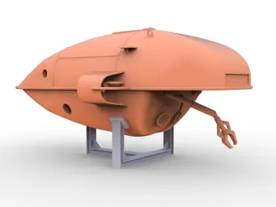 Submarine DS4000 3D print model