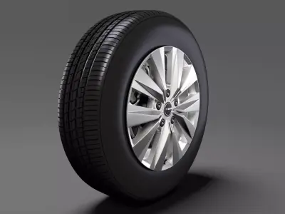 MAN TGE Van 2017 wheel 3D model