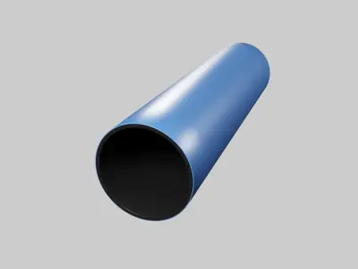 HDPE pipes for cable B highpoly 3D model