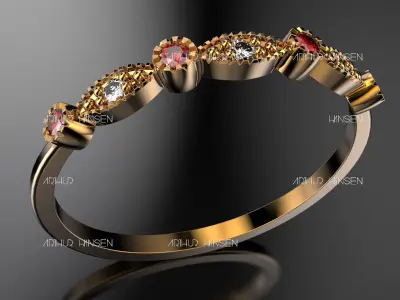 Milgrain 130-DP Half-Band 3D print model