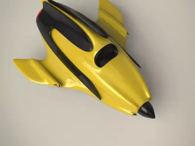 Spacecraft spaceship 3D model