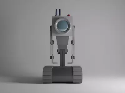 Butter Robot rick and morty 3D model