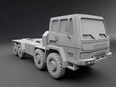 DAF DROPS Truck Scale Model 3D print model