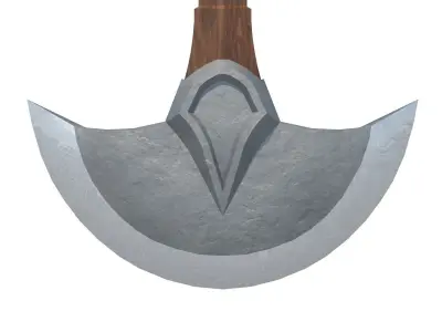 Pendulum Axe Blade Low-poly 3D model