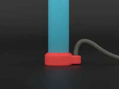 Air Pump Low-Poly 3D Model Low-poly 3D model