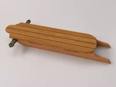 Sled Snow 3D model