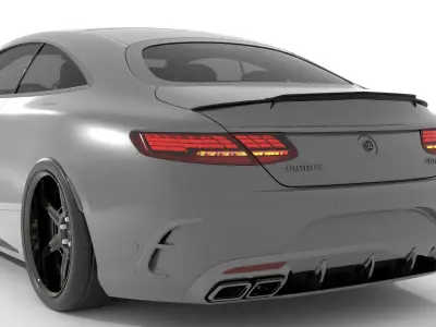 Mercedes Benz S63 Brabus Free 3D model