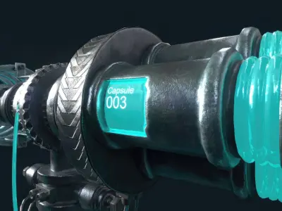Cyrstal Hammer Low-poly 3D model