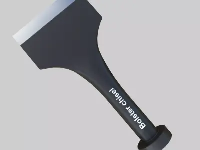 Bolster Chisel Low-poly 3D model