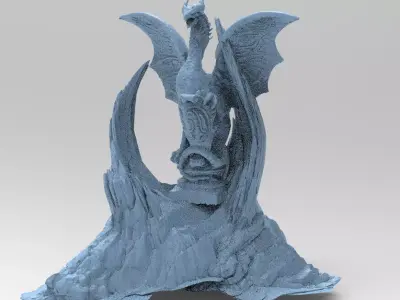 Dragon scythe mountain  3D model