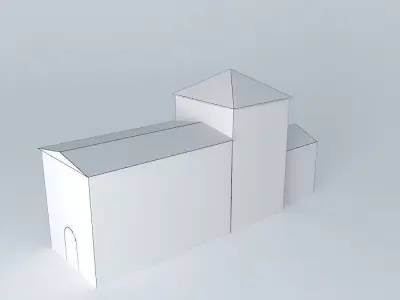 Church in Faye Perigord Free 3D model