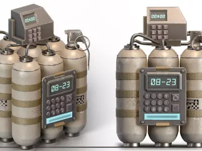 Dynamite 8 3D model