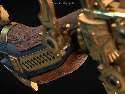 Dwarf Gun - 3D Model 3D model