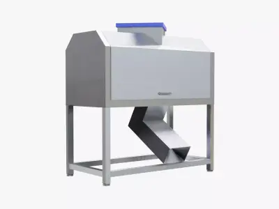 Olive Pitter Machine Low-poly 3D model