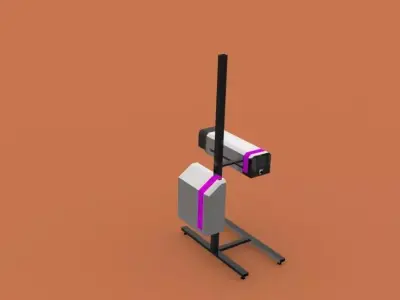 Production Line laser Coder- SmartLase C350 3D model