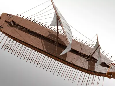 Trireme 3D model