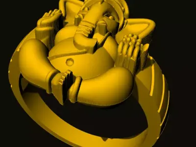 ganesh ring 3D print model