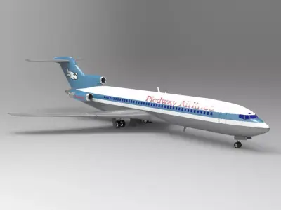 Airliner 727 3D model