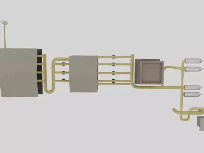 Gas Metering Station  3D model