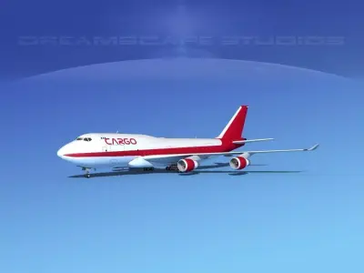 Boeing 747-400 Cargo 2 3D model
