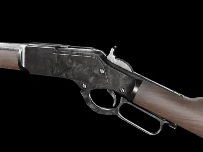 winchester 1873 3D model purchase