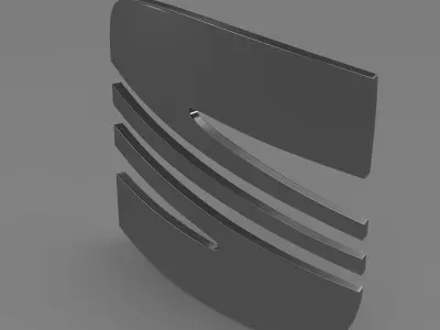 seat logo 3D model by Sergey