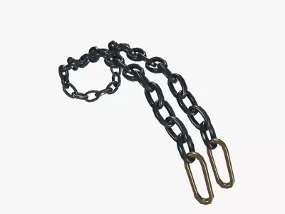 Steel Chain 3D model purchase