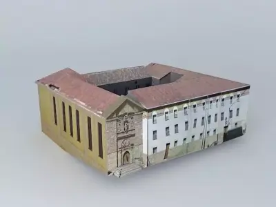 Mother of God Convent historic  Free 3D model