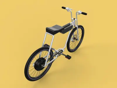 COOL ECOBIKE EBIKE ELECTRIC BICYCLE UNIQUE EV 3D model