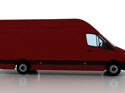 Mercedes Benz Sprinter L4H3 2009 Cargo UK 3D model