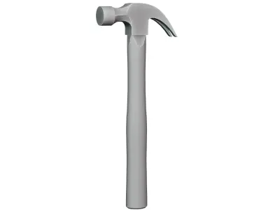 Claw Hammer-PBR Game Ready Low-poly 3D model