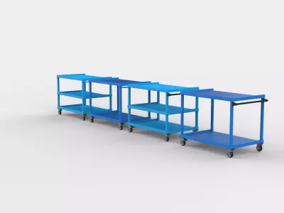 table trolley  3D model